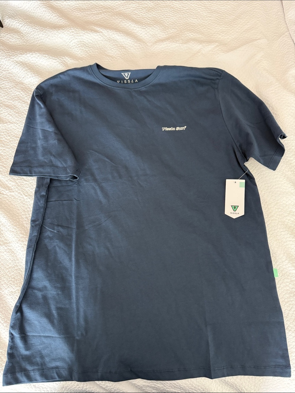 VISSLA Navy Short Sleeve Tee
